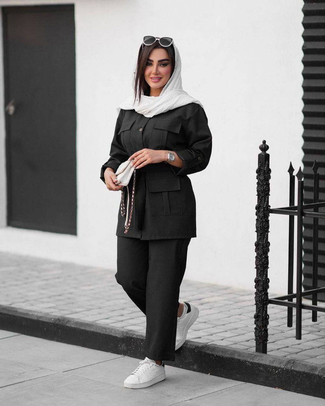 مانتو شلوار زنانه مدل هما