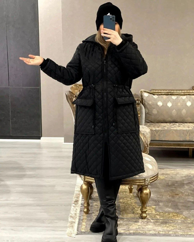 کاپشن زنانه داخل پشم شیشه مدل اسرا