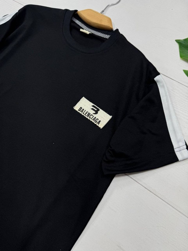 ست تی شرت و شلوارک مردانه جنس پنبه گلکسی مدل Balenciaga